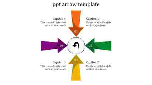 ppt arrow template-ppt arrow template-4-multicolor